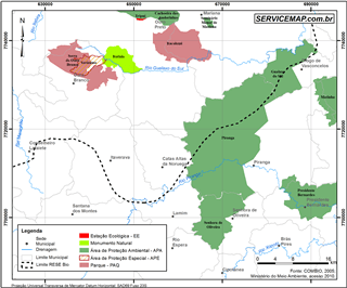 Mapa unidades de conservação