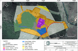 Mapa uso e ocupação